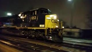 [CSX]653 CW46AH & C40-8W Leads Q439-08 Through Fayetteville NC With Very Short Train