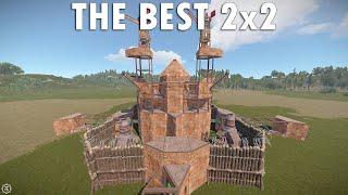 THE BEST 2x2 RUST BASE SOLO/DUO/TRIO with TC BUNKER