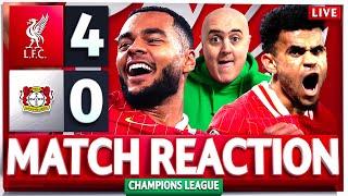 LIVERPOOL 4-0 BAYER LEVERKUSEN! Luis Diaz HAT-TRICK! Craig's LIVE Match Reaction