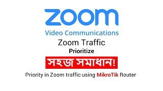 Bandwidth Priority in the Zoom Video Conferencing Application on Mikrotik Routers