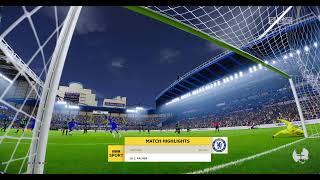 Chelsea vs Bright in EPL new season 24 25 in efootball PES 21 Virtuared mod 8.6