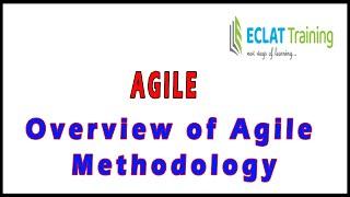 Agile I Overview of Agile Methodology I Eclat Training