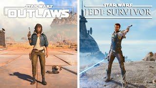 Comparing Star Wars Outlaws VS Jedi Survivor