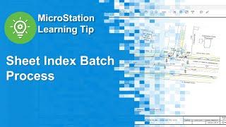 Sheet Index Batch Process