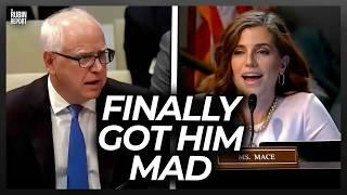 Watch Tim Walz Lose His Cool as Republican Goes Off Script to Ask This