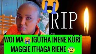 SÀD JANUARY MAGGIE ITHAGA RIENE MOURNING D£ATH OF TWO OF HER..