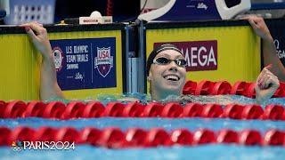 World record-holder Gretchen Walsh earns U.S. Olympic spot in 100m fly | NBC Sports