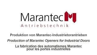 Alutech presents new video of production of Marantec operators for industrial doors!