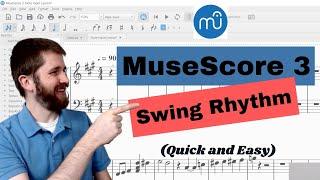 MuseScore 3: How to Add or Remove Swing to Eighth Notes or Sixteenth Notes