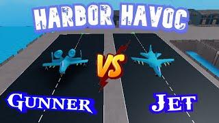 harbor havoc: gunner vs jet