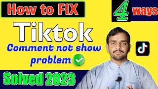 How to fix tiktok comments not showing problem