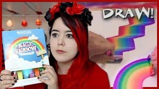 Professional Artist Tries 90s Rainbow Art Sponge Toy