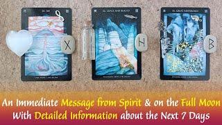 Pick-A-Card TarotAn Immediate Message from Spirit with Detailed Information for the Next 7 Days️⌛