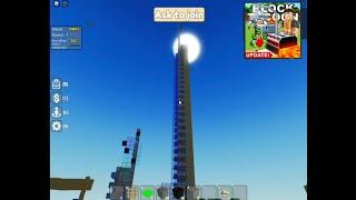 Block Tycoon в Roblox. Постройка Друга -  Небоскреб-Ферма.