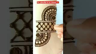 Easy Mehndi Design For Handl Simple mehndi design| mehndi Designs #shorts #shortvideo