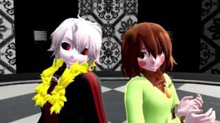 [MMD] Closer [Chara x Fell Sans]