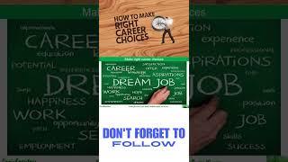 How to make right career choices & choosing one for success. #udemycouponcode2024