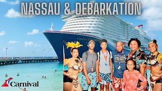 Carnival Celebration, Nassau, Rum Cake Factory, Chibang, & Debarkation