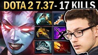 Queen of Pain Gameplay Miracle with 17 Kills and Rapier - Dota 2 7.37