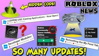 ROBLOX NEWS: MYSTERIOUS ITEM SIGHTING, MY FEED GONE, UGC APPLICATIONS OPEN, OPEN SOURCE GAMES & MORE