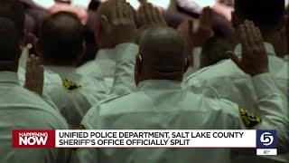 Salt Lake County Sheriff's office and Unified Police Department split after 14 years