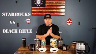 Starbucks Vs. Black Rifle Coffee Review Challenge