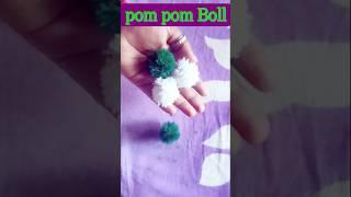 Create Pom pom Boll #Woolen pom Pom Boll #shortvideo #ytshorts #anita #myart