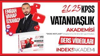 3- 2025 KPSS - Vatandaşlık - Hısımlık | Emrah Vahap Özkaraca