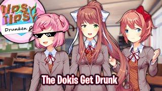 The Dokis Get Drunk!!!!(DDLC Tipsy Tipsy Drunken Club MOD)