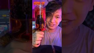 RED STRAWBERRY WATER SOUND ASMR #satisfying #shortvideo #shorts #viralvideo #asmr #youtubeshorts