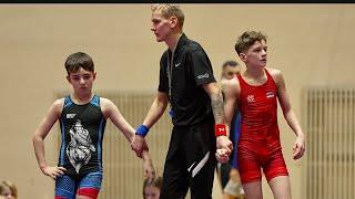 U17 Jürgen Lips (EST) vs Bilal Umarov (FIN) 41kg final! Freestyle boys youth wrestling.