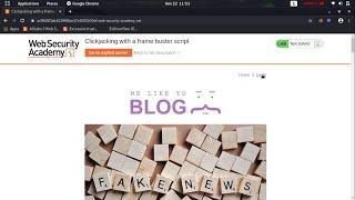 Clickjacking with a frame buster script (Video Solution) | 2020