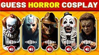 Guess the horror movie character by their cosplay - Movie Quiz | Horror Movie Quiz #2