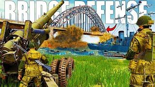 German Army BRIDGE FORTRESS Under Siege in NEW WW2 SIMULATOR! - Gates of Hell: Airborne DLC