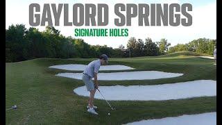 SIGNATURE HOLES MATCH at Gaylord Springs in Nashville, Tennessee!