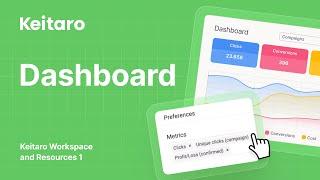 Keitaro Workspace and Resources 1: Dashboard