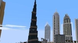 minecraft dubai - burj khalifa (майнкрафт дубай)