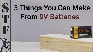 3 Things You Can Make From 9v Batteries