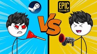 Steam Gamers vs Epic Gamers | Steam vs Epic Games