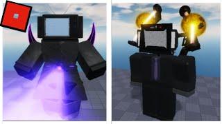 ALL NEW UPDATE with UPGRADED TV WOMAN and MORE in TOILET ROLEPLAY - Roblox