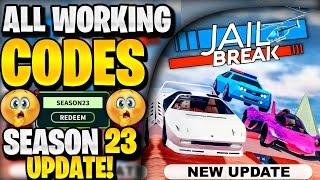 *NEW* All Working SEASON 23 UPDATE ATM CODES FOR JAILBREAK! ROBLOX JAILBREAK CODES