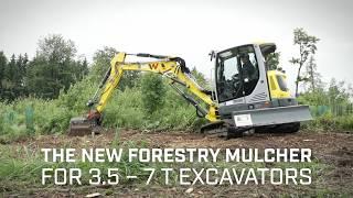 Prinoth Grizzly M350e | The Ultimate Forestry Mulcher for Small Excavators