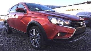 2017 Lada Vesta SW Cross 1.8. Start Up, Engine, and In Depth Tour.