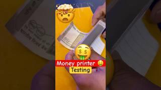 ₹372 MONEY PRINTER TESTING  #shorts #money #testing
