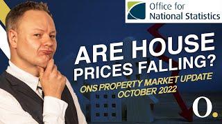 Are house prices falling? ONS Property market update October 2022