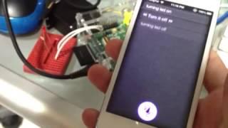 Raspberry pi + SiriProxy + LED