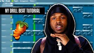 FL Studio - UK Drill Beat Tutorial [FREE Project Files]