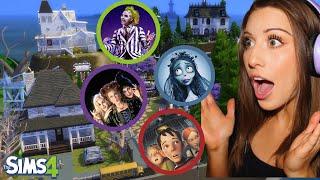 Each Home is a Different HALLOWEEN MOVIE in the Sims 4 | Part 1