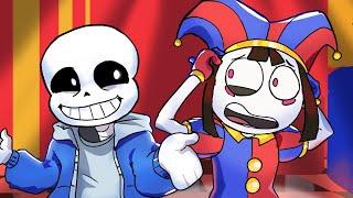 If SANS was in THE AMAZING DIGITAL CIRCUS (Animation)