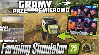 Gramy PRZEDPREMIEROWO w Farming Simulator 25 [FS25] 1/4  *GAMEPLAY* Pierwsze Wrażenia  MafiaSolec